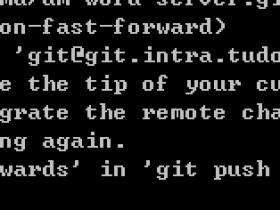 解决Git推送错误non-fast-forward的方法