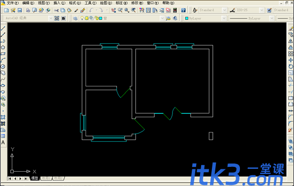 CAD如何绘制建筑平面图？CAD绘制建筑平面图的方法-16