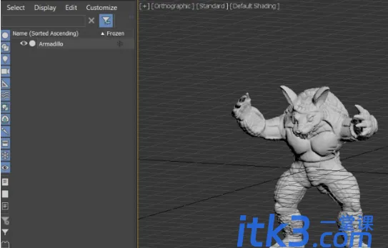 3DMax基础骨架绑定教程-1