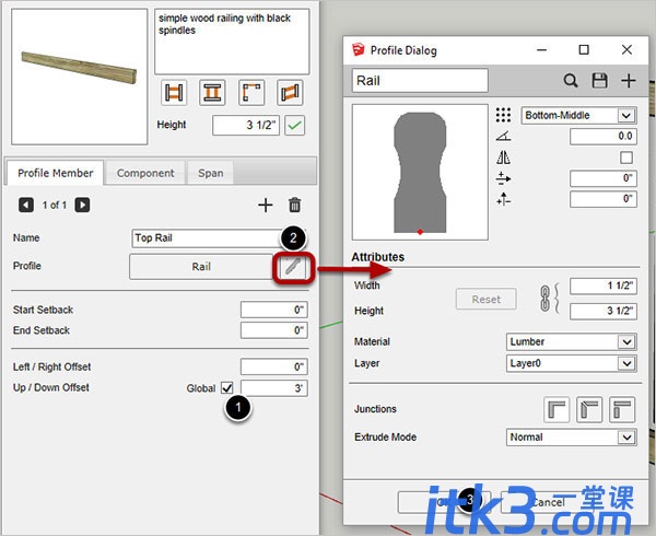 草图大师建模专用插件Profile Builder的使用教程-8