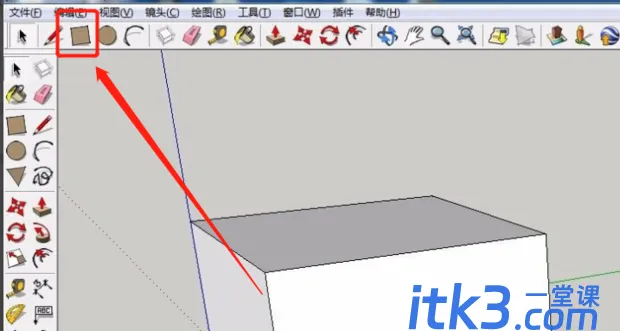 SketchUp中如何使用倒角-1