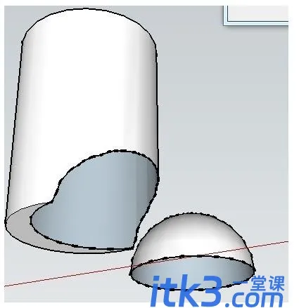 sketchup模型交错与选择交错有什么区别?-6