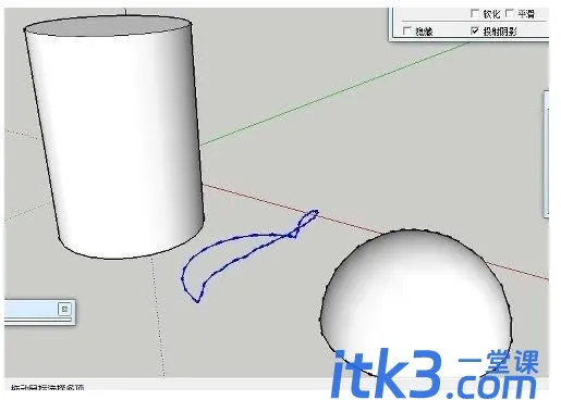 sketchup模型交错与选择交错有什么区别?-4