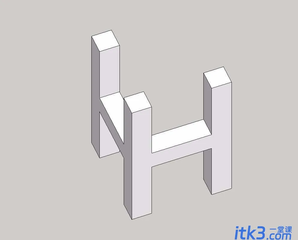 sketchup怎么设计立体Logo教程-1