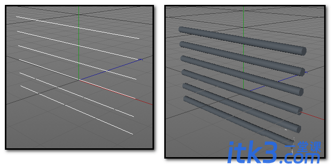 c4d怎么批量扫描样条? c4d样条扫描的技巧-1