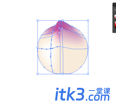 ai怎么快速画寿桃? ai水蜜桃logo的设计方法-10