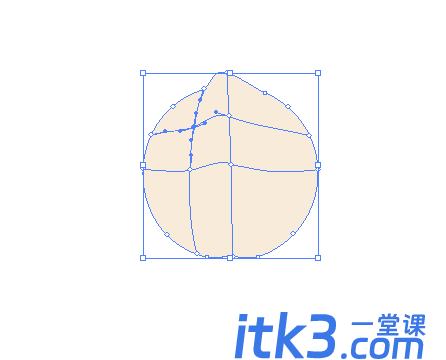 ai怎么快速画寿桃? ai水蜜桃logo的设计方法-8