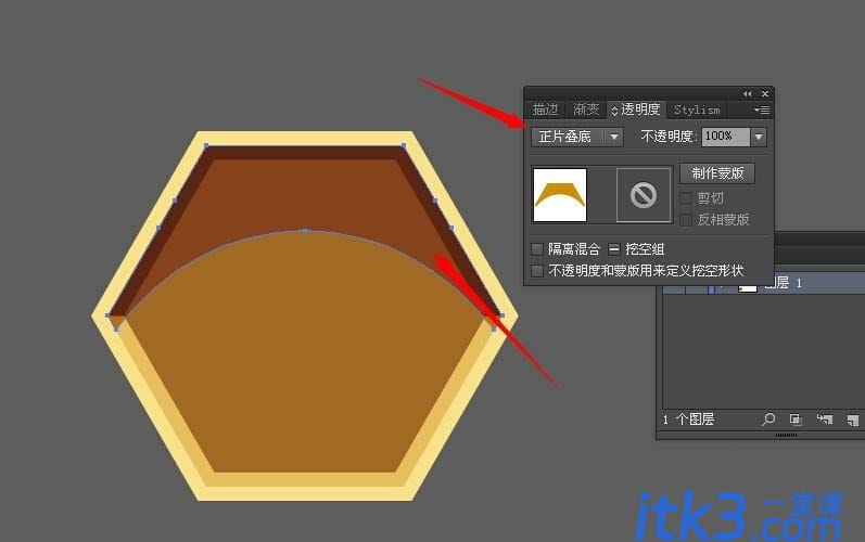 ai怎么绘制蜂窝背景图?-10