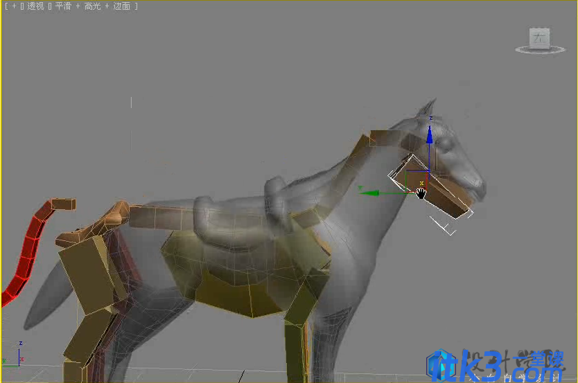 3DMax怎么用CAT制作马奔跑动画？-8