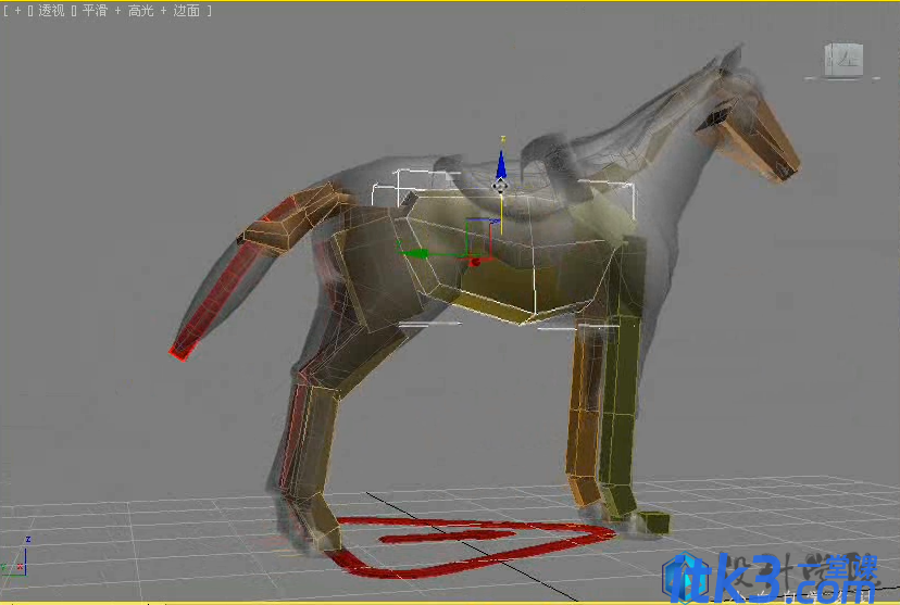 3DMax怎么用CAT制作马奔跑动画？-9