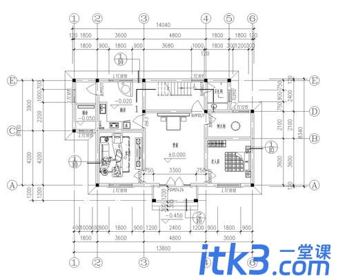 如何使用CAD绘制建筑平面图？步骤详解！-2