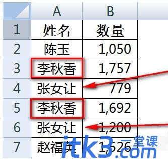 excel同类项合并求和怎么操作?-1 excel同类项合并求和怎么操作?