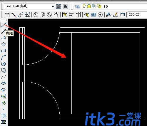 CAD怎么画楼梯区域平面图? 楼梯cad平面图的画法-7