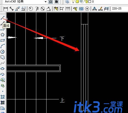 CAD怎么画楼梯区域平面图? 楼梯cad平面图的画法-14