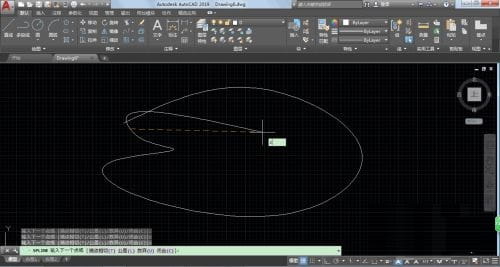 AutoCAD2019怎么画样条曲线？-7