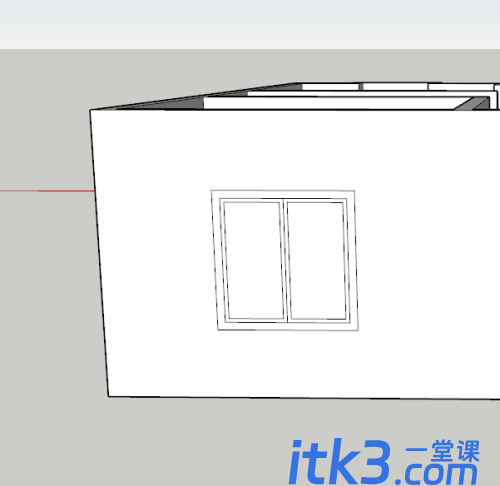 sketchup草图大师如何制作窗户？-4