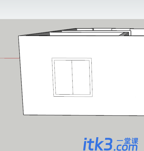 sketchup草图大师如何制作窗户？-3