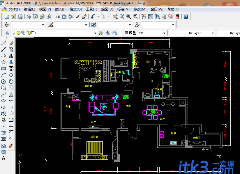 cad2008怎么画空调插座? cad空调插座示意图的画法-3