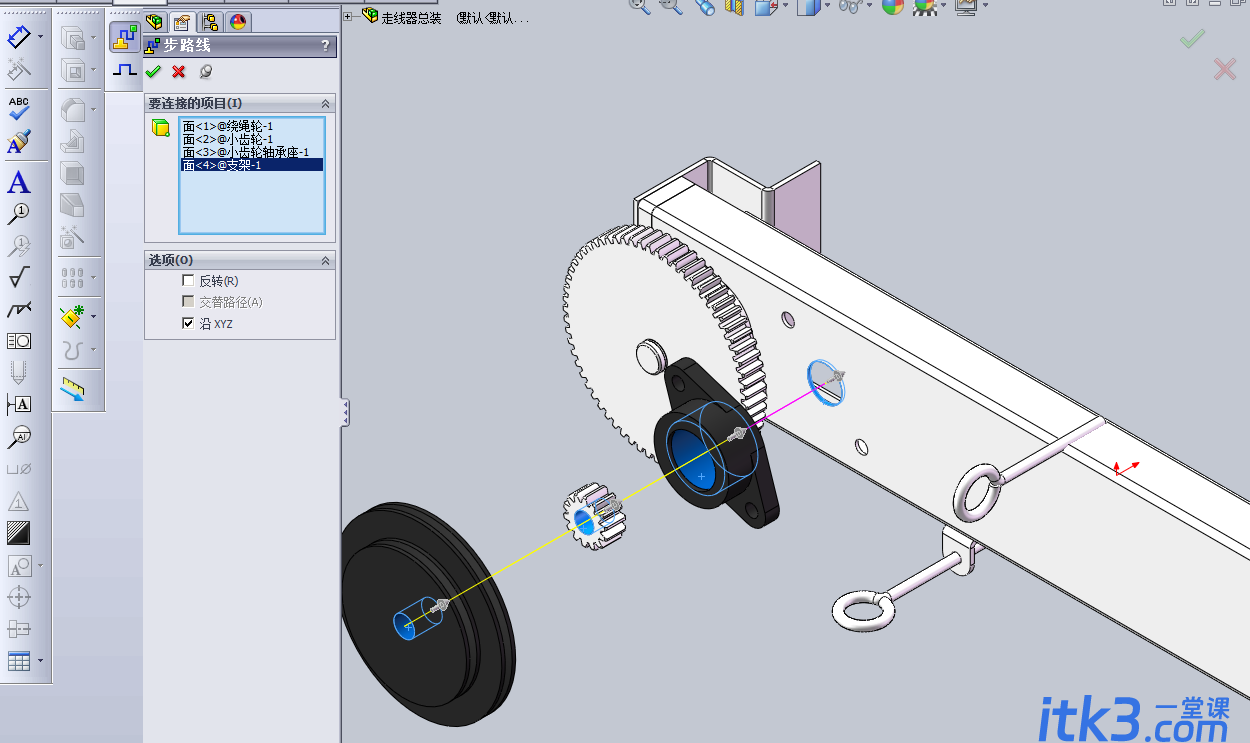 solidworks 的爆炸视图怎么添加引线-2