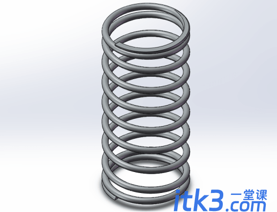 solidworks画弹簧建模教程(压缩弹簧)-9 solidworks画弹簧建模教程(压缩弹簧)