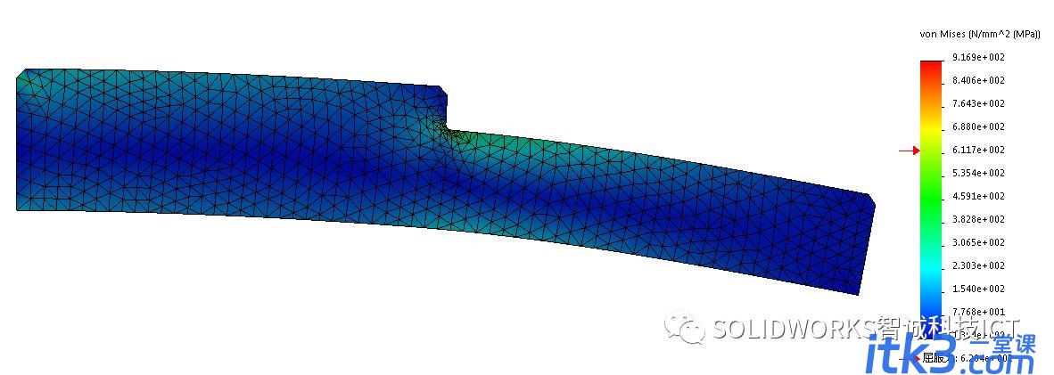 SOLIDWORKS Simulation优化结构圆角设计-8