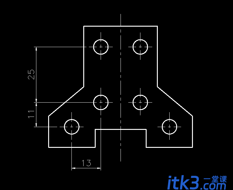 cad初学者简单图纸图（新手CAD练习图纸）-1