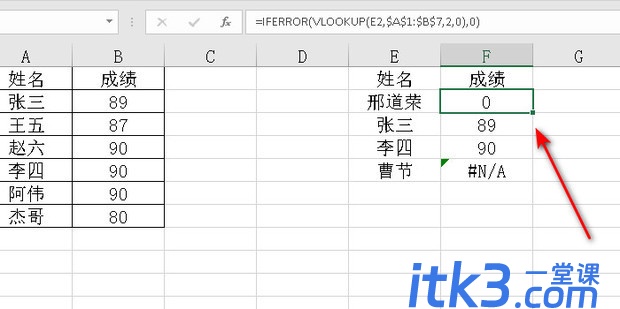 vlookup匹配出来是n/a怎么变0-4
